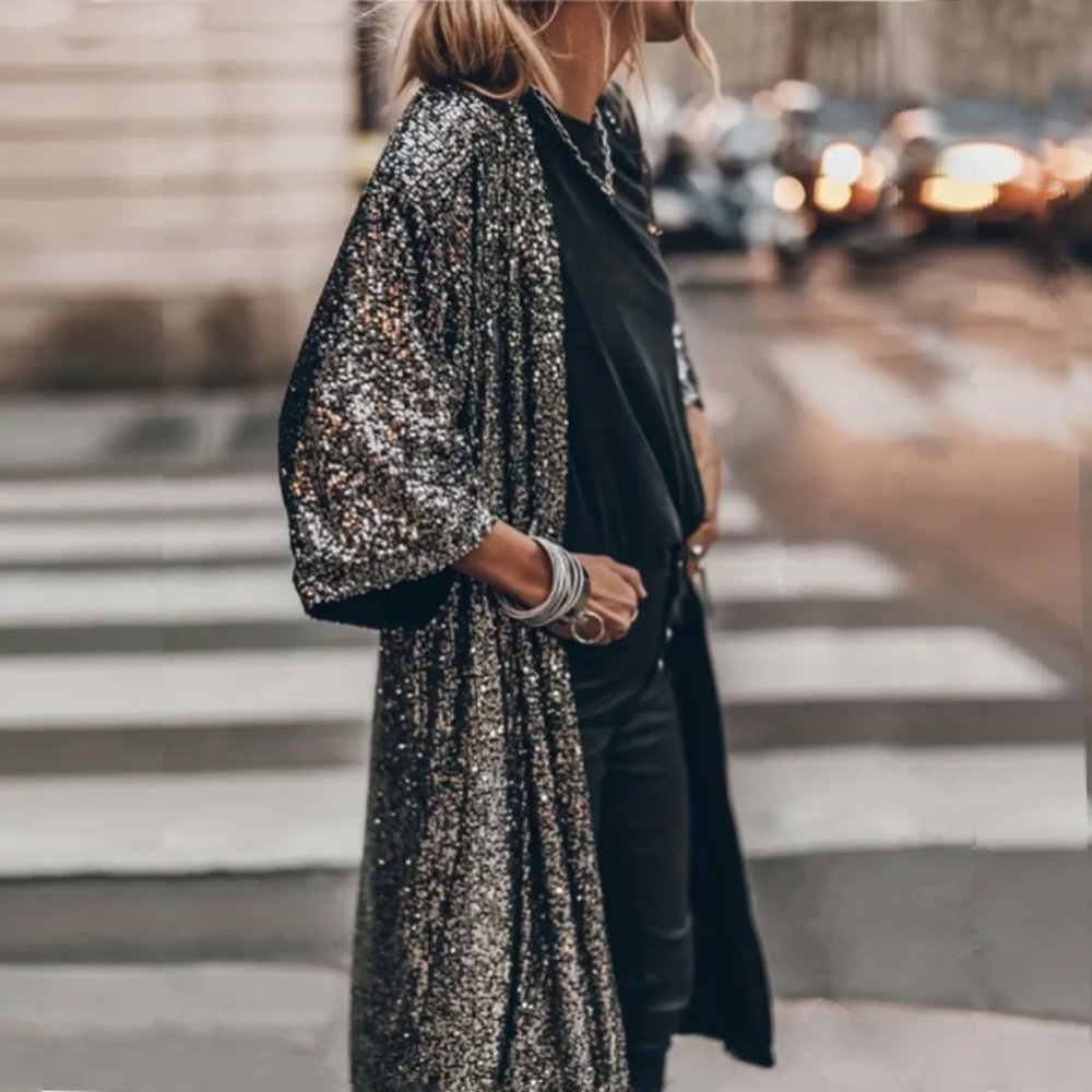 Sequin Trench
